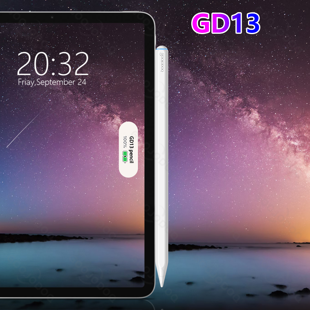For Apple Pencil 2 1 with Wireless Charging, for iPad Pencil Palm Rejection Tilt Pen for iPad Air 4 5 Pro 11 12.9 Mini 6 Stylus: GD13 without tip