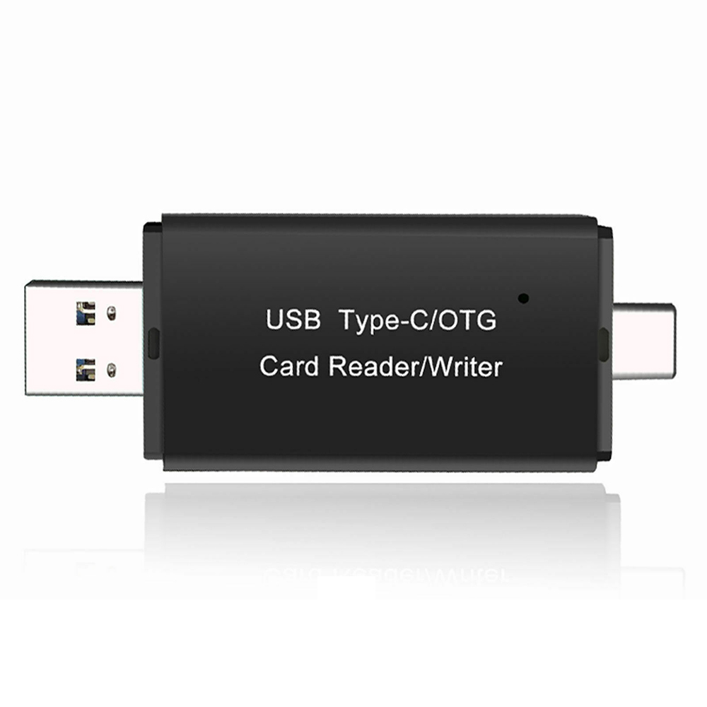 Nuttig Usb 3.0 Type-C High Speed Otg Adapter 2 In 1 Tf/Sd Memory Card Reader voor Telefoon Laptop Computer