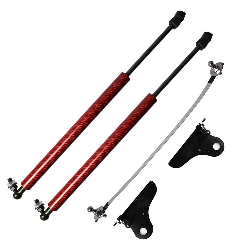 For Nissan Juke Front Hood Bonnet Modify Gas Struts Carbon Fiber Shock Damper Lift Supports Absorber