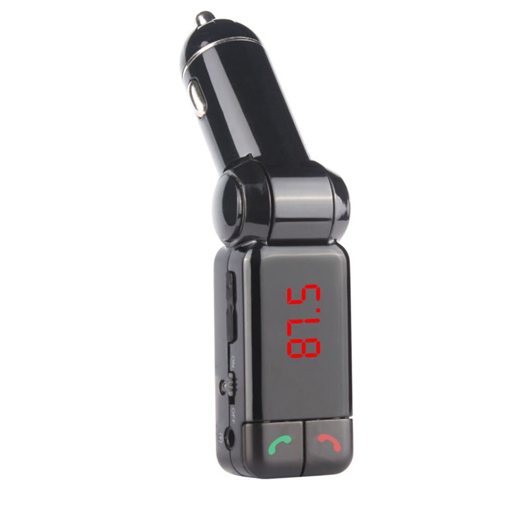 Bluetooth Wireless Car kit Handfree LCD FM Transmitter Dual USB car auto Charger Mp3 Player AUX USB SD Charger FM Modulator