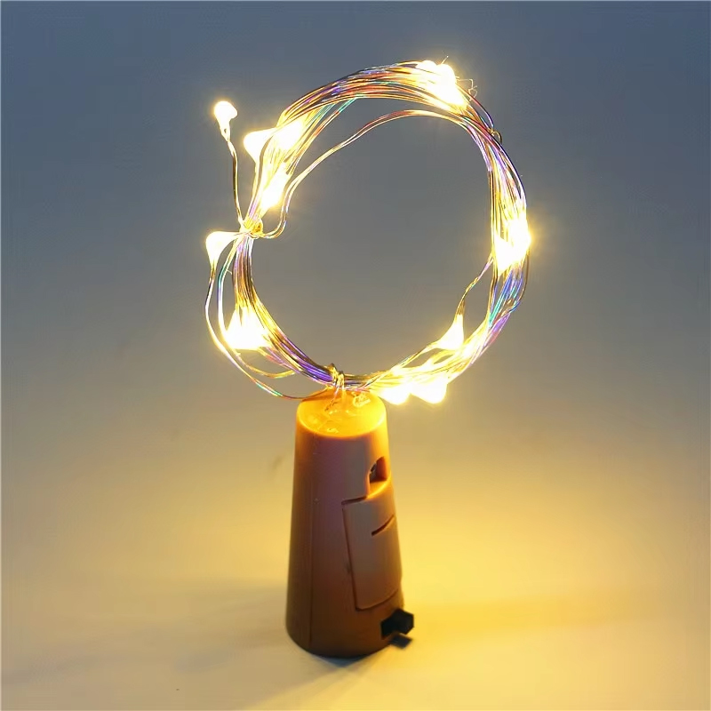 Flaschenverschluss Licht Led Kupferdraht Licht 2m Schnur Flaschenverschluss Schnur Hochzeit und Dekoration Atmosphäre Licht: changeable
