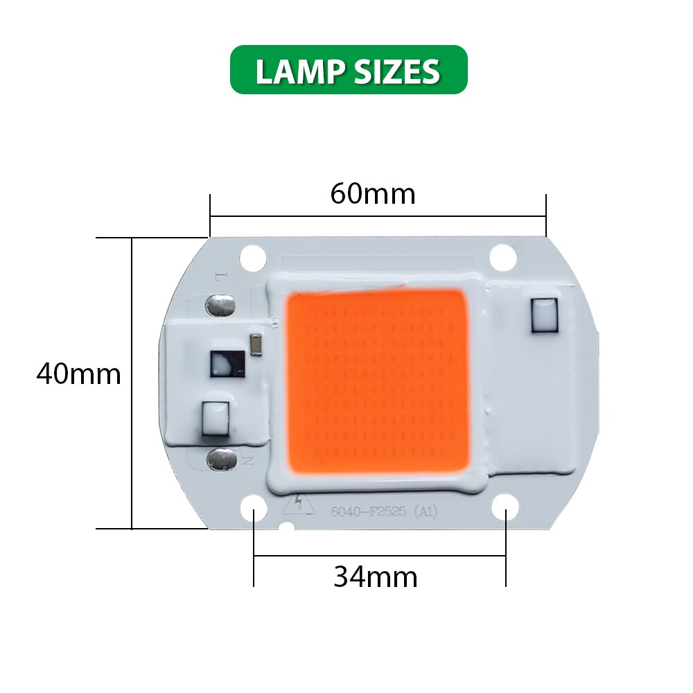 Led Cob Chip Voor Planten Groeien Licht Volledige Spectrum Ac 220V 110V 50W 30W 20W voor Indoor Plant Zaailing Groeien Bloem Groei Verlichting