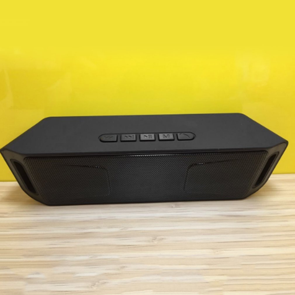 Caliber Bluetooth Speaker Draadloze Speaker met AUX, USB en SD - Verschillende manieren van aansluiten - Comfortabel handvat - Zwart - Batterijduur van 6 uur