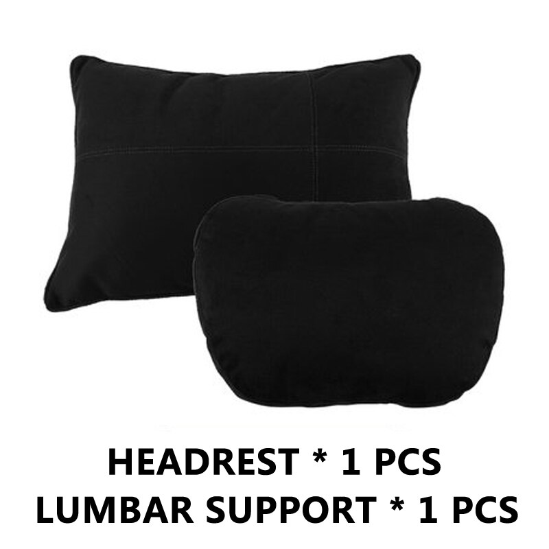 Universele Super Zachte Verstelbare Auto Reizen Hoofdsteun Hoofd Neksteun Kussens Zitkussen Ondersteuning Voor Benz W177 W215: Black Combo