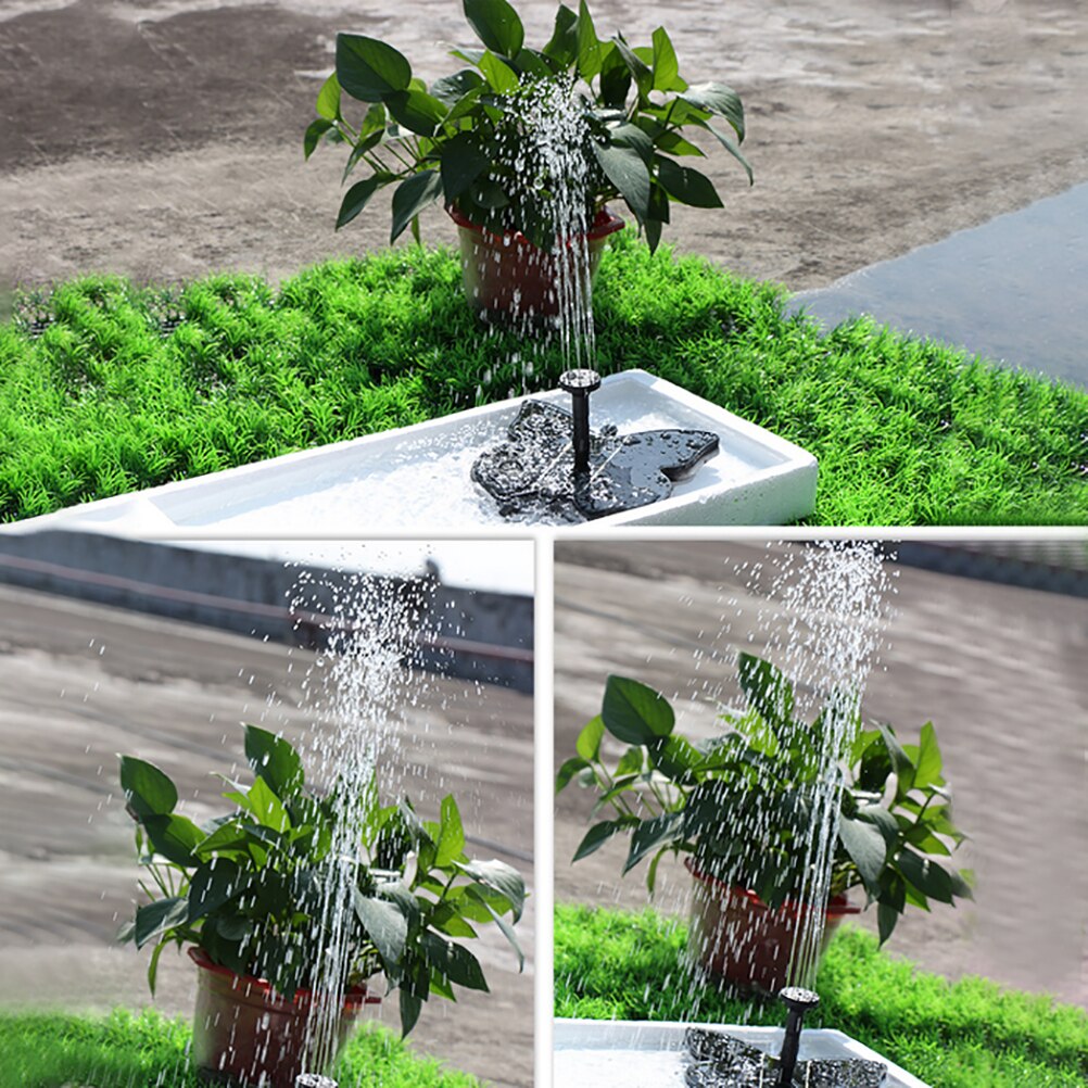 Solar Power Water Fountain Panel Floating Pump Solar Fountain Floating Solar Fountain Garden Water Fountain ForGarden Decoration