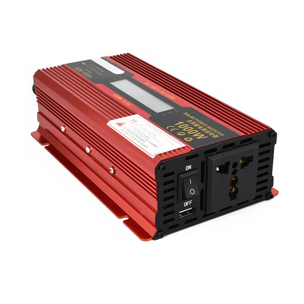 1000W Inverter 12V to 220V Vehicle Inverter with Display Converter