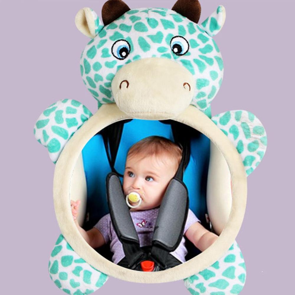 Sjove søde baby bagudvendte spejle justerbare bil baby spejl sikkerheds bil bagsæde spejl til børn barn småbørn