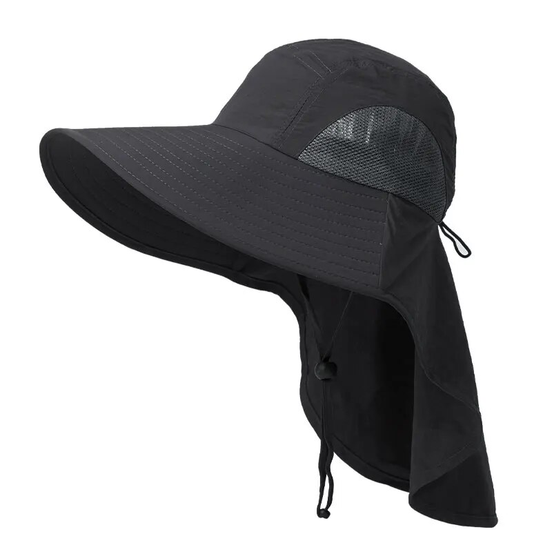Chapeau de soleil Protection solaire Protection UV chapeau en maille respirante élargie pliable pour hommes et femmes pêche Camping randonnée chapeau de plage: Lavande