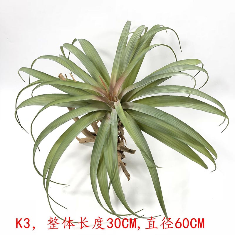 Large artificial air pineapple succulent plant tillandsia plastic green plant Pineapple leaf home shop wedding floral decor