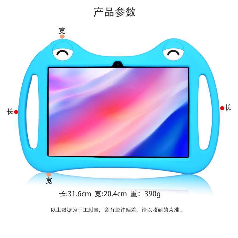 Mingfeng Silicon Case Voor Teclast M40 P20 Hd Tablet Pc Funda Cover Voor Teclast P20HD 10.1 Tablet Verstelbare Vouwen Stand cover