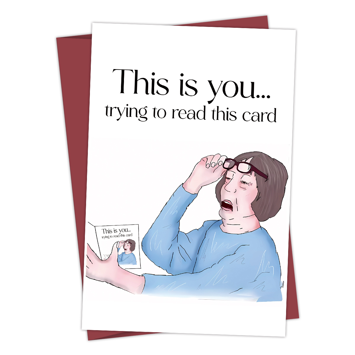 1 biglietto di compleanno divertente adatto per anziani, biglietto di auguri di compleanno per umore adatto per genitori anziani, biglietto regalo unico