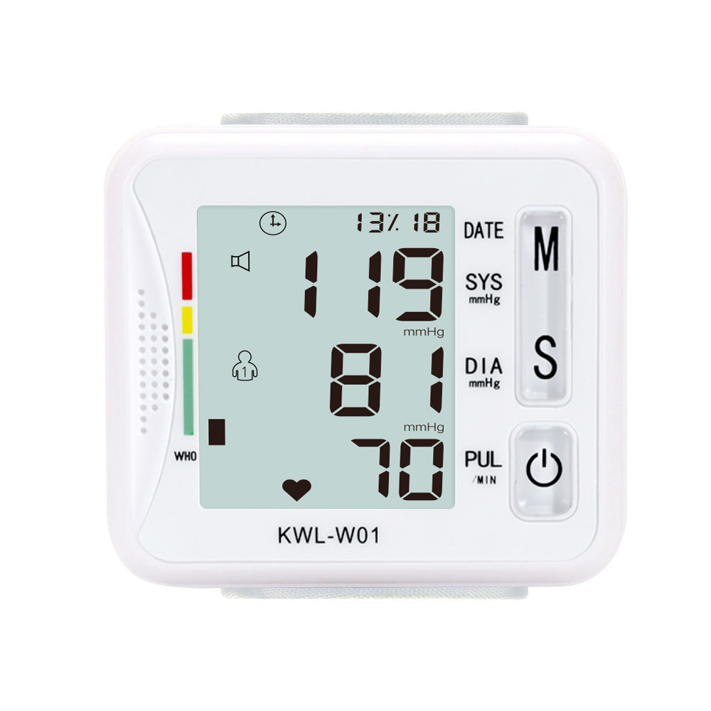 Huishoudelijke Gezondheidszorg Bloeddrukmeter Bloeddruk Presure Meter Monitor Hartslagmeter Draagbare Smart Bloeddrukmeter