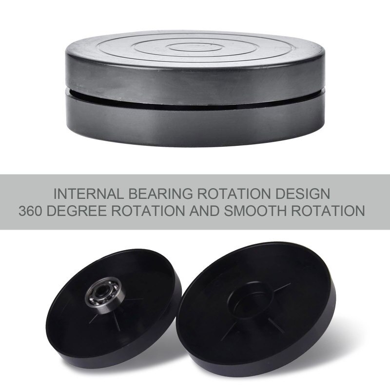 Plastic Turntable Pottery Clay Sculpture Wheels Tools 360 Flexible Rotation Pottery Wheel Plateau Tournant Support Dropshopping