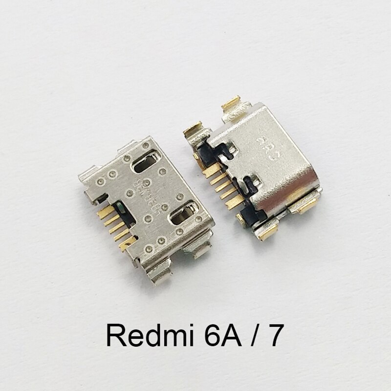 10-20 Teile/los USB Ladegerät Buchse Jack Hafen Stecker Für Xiaomi Mi Spielen/A2 Lite / Redmi 6A 7 / Redmi 6 Profi Ladung Dock Verbinder: 20Stck