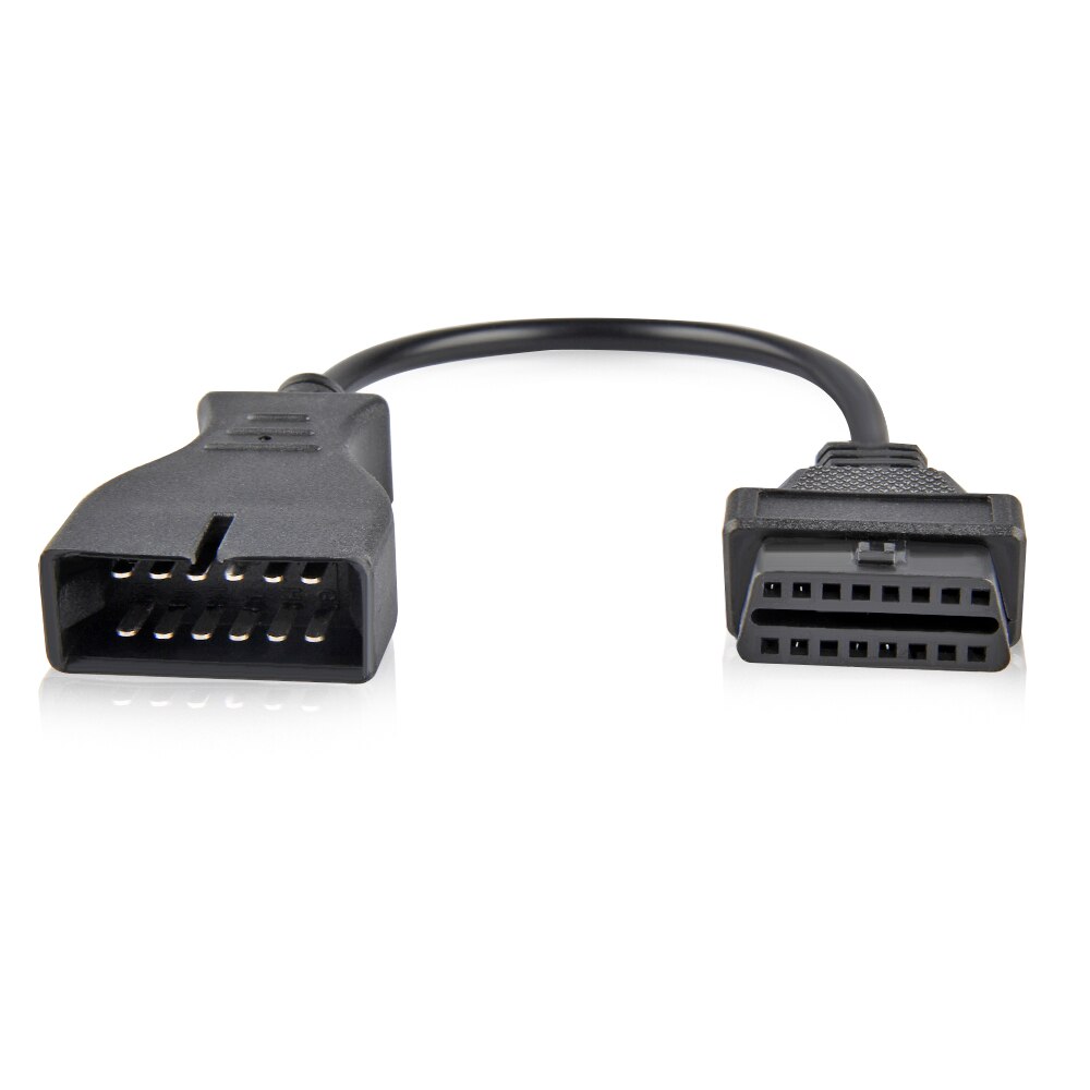For Dae-woo GM12 Vehicles OBD2 Cable for GM 12PIN OBD Connector 12-16PIN Diagnostic Line Auto Connector 12 PIN Cable Adapter