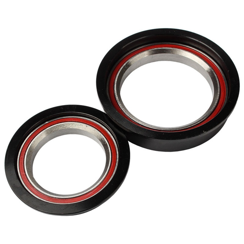 MTB Bike Road Bicycle Tapered Headset 44mm 56mm CNC 1 1/8"-1 1/2" Tapered Tube Fork Integrated Mountain Bicycle Washer Bearing