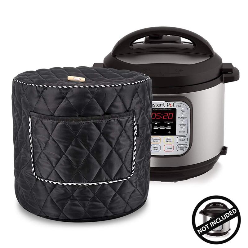 6/8QT Stofkap Instant Pot Elektrische Snelkookpan Grote Capaciteit Accessoires Waterdichte Rood Zwart Praktische Dirt-slip