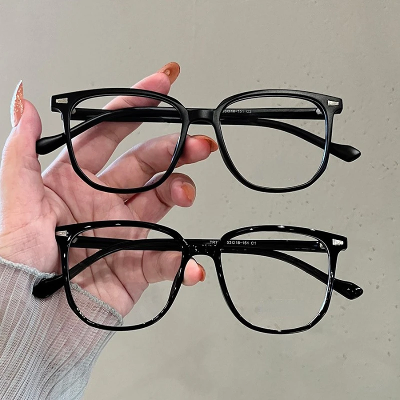 Nouvelle Anti-rayon bleu femmes myopie lunettes rétro hommes lunettes tendance fini optique lunettes d'ordinateur dioptrie 0 à-4.0