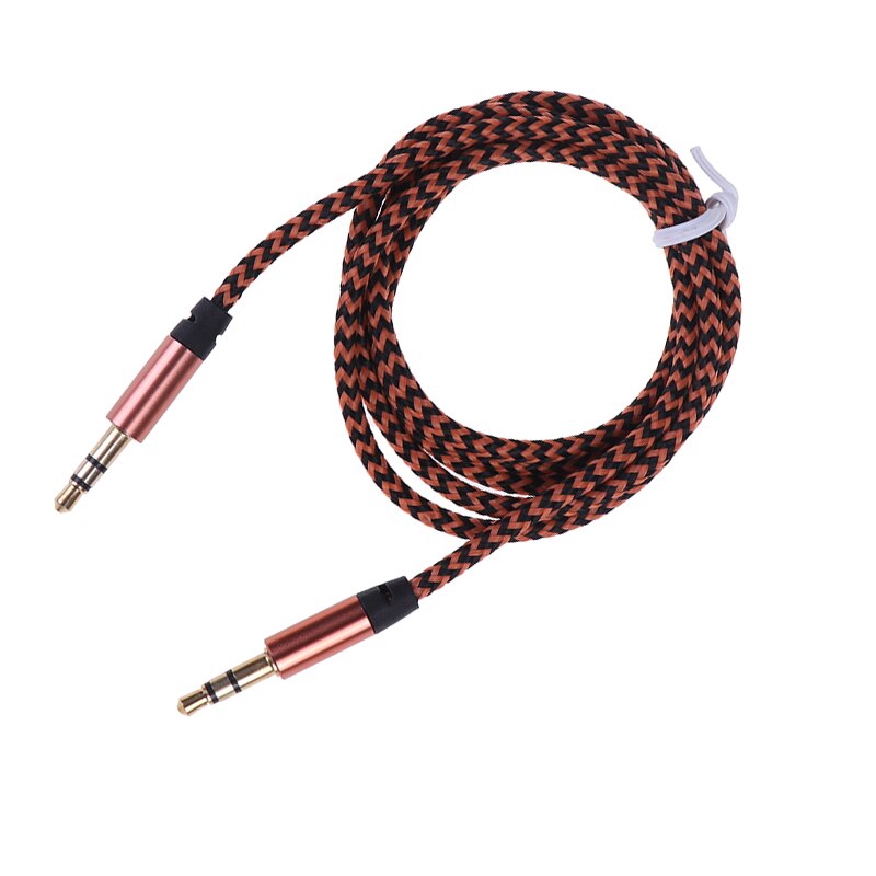 3.5mm Stereo Car Auxiliary Audio Cable 1M Male To Male for Smart Phone MP3 Tablet PC Aux 3.5mm Stereo Audio Cable