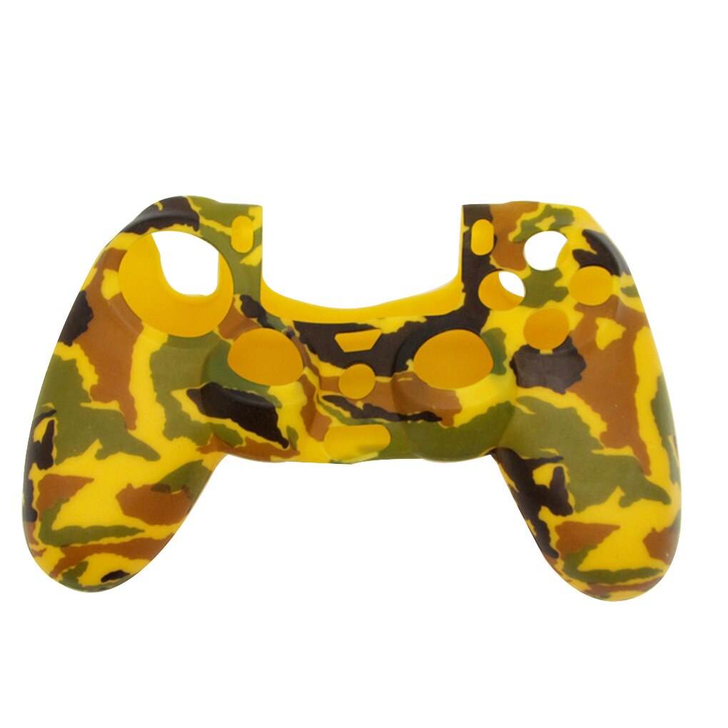 Replacement for PS4 Wireless Controller Case Camouflage Printing Soft Silicone Gel Skin Protective Rubber Cover: NO.1