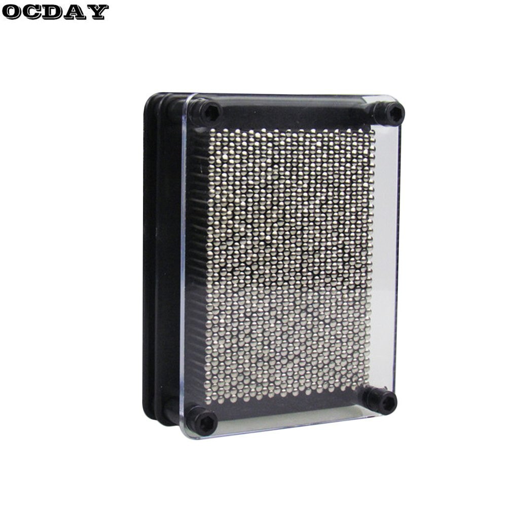 Ocday 3D Clone Metalen Pin Art Hand Vorm Model Board Sculpturen Kinderen Speelgoed Pinscreen Naald Schilderij Art Carving Pinart
