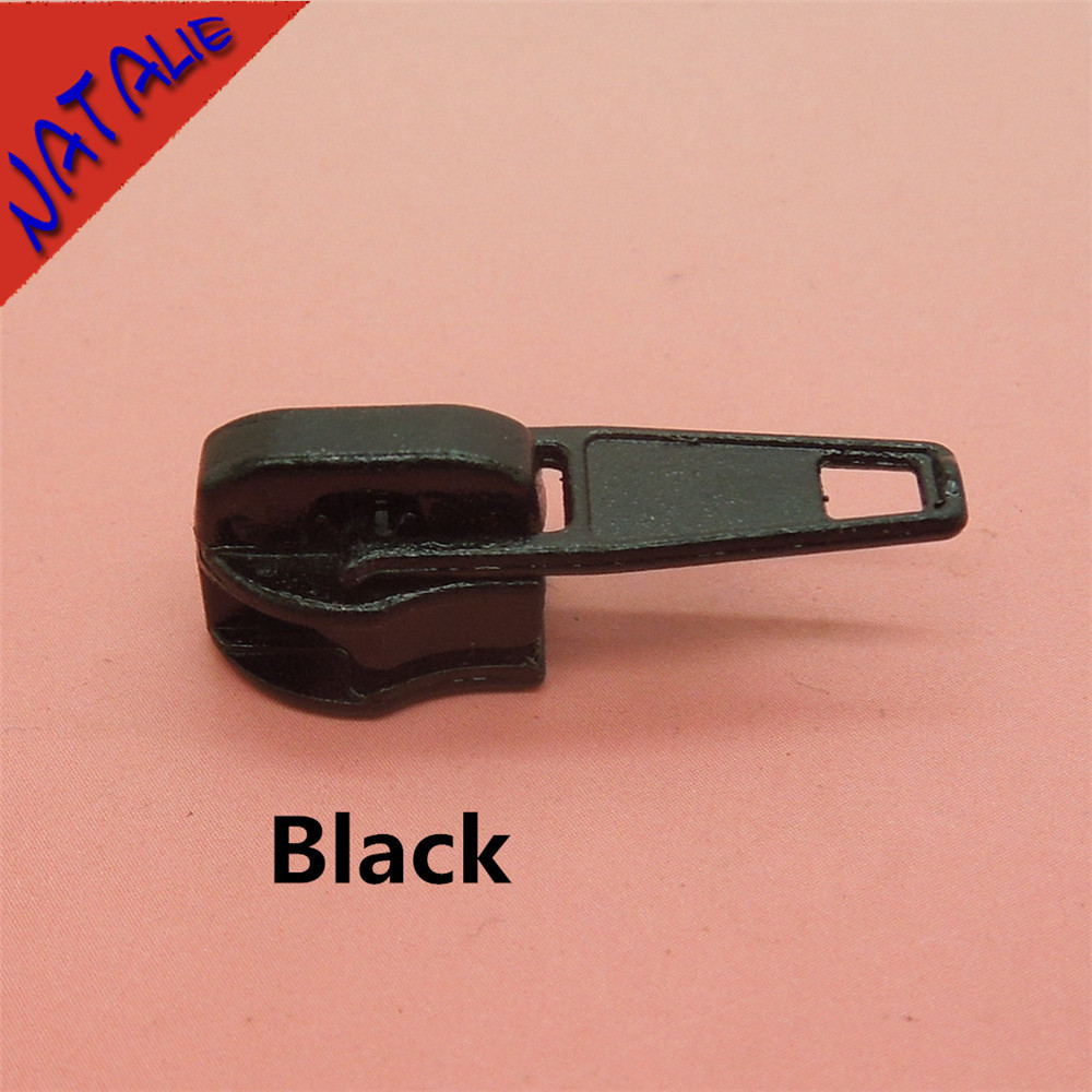 15pcs 5# Zinc Alloy Auto Lock Automatic Zipper Pull Sliders For Nylon Bag Bedding Sofa For Sewing