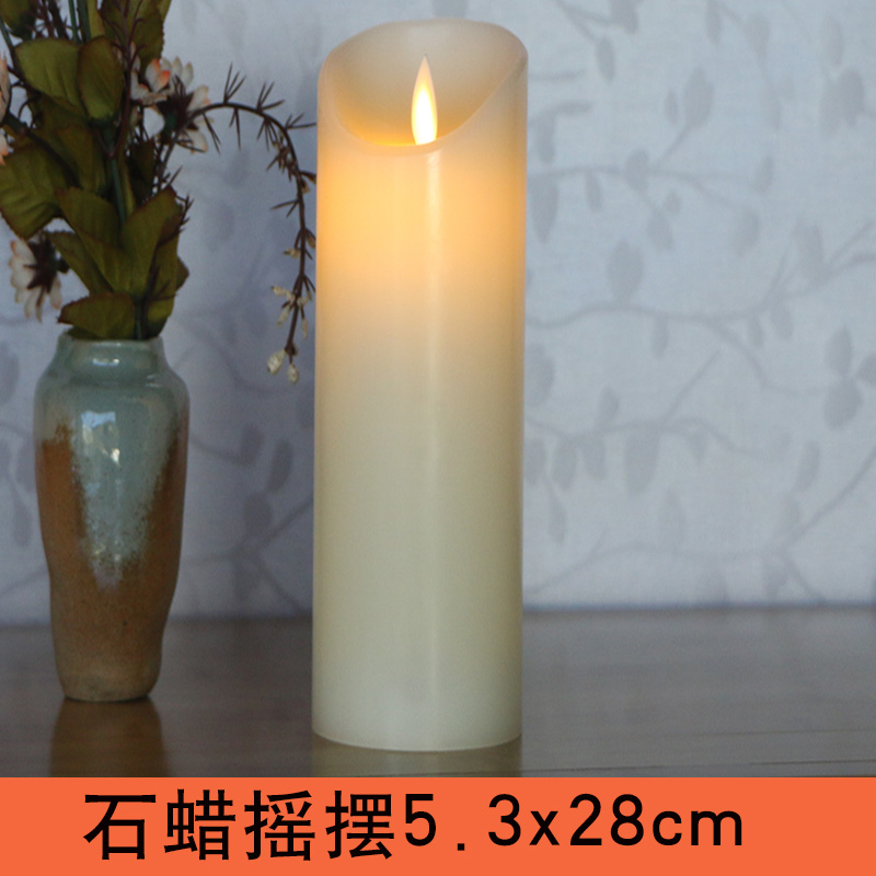 1-3 unids/set velas electrónicas Led amor cumpleaños decoración del hogar velas sin llama ámbar decorativas coloridas luces Led de té/romántico: M1Pcs