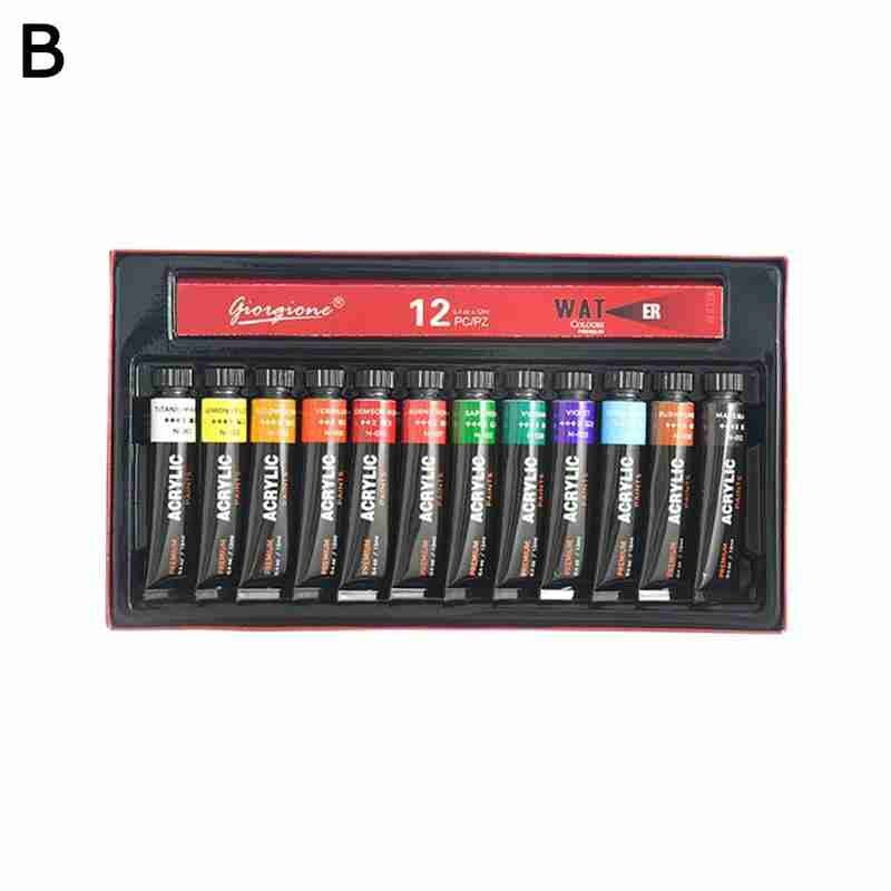 12/24Colors Acrylic Paints set wall painting color... – Vicedeal