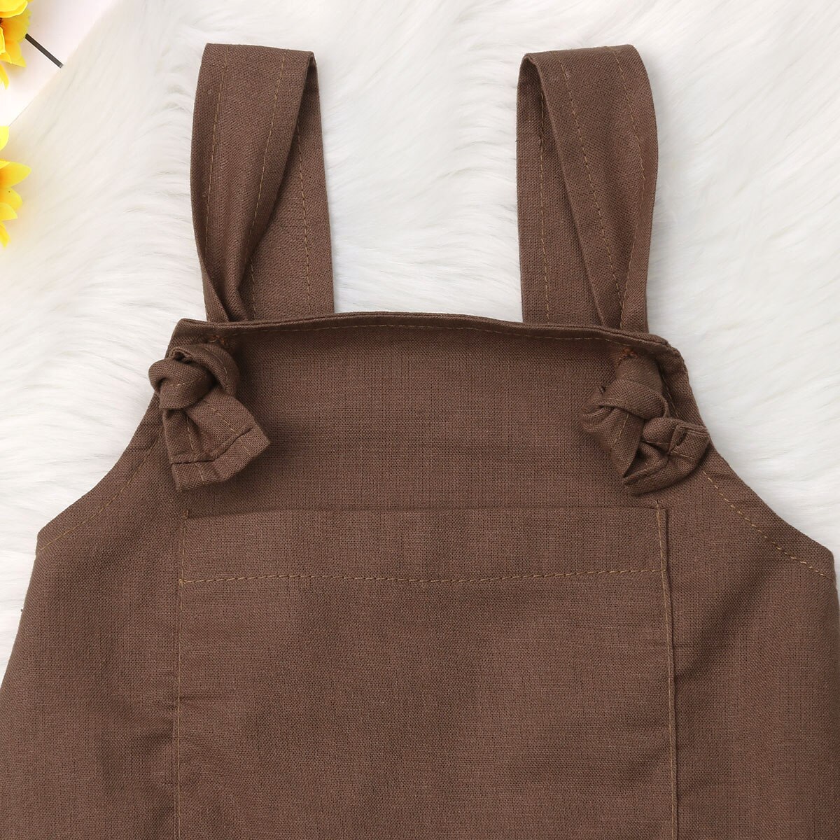 Salopette à bretelles et pantalon pour bébé garçon et fille, vêtements solides, salopette, tenue