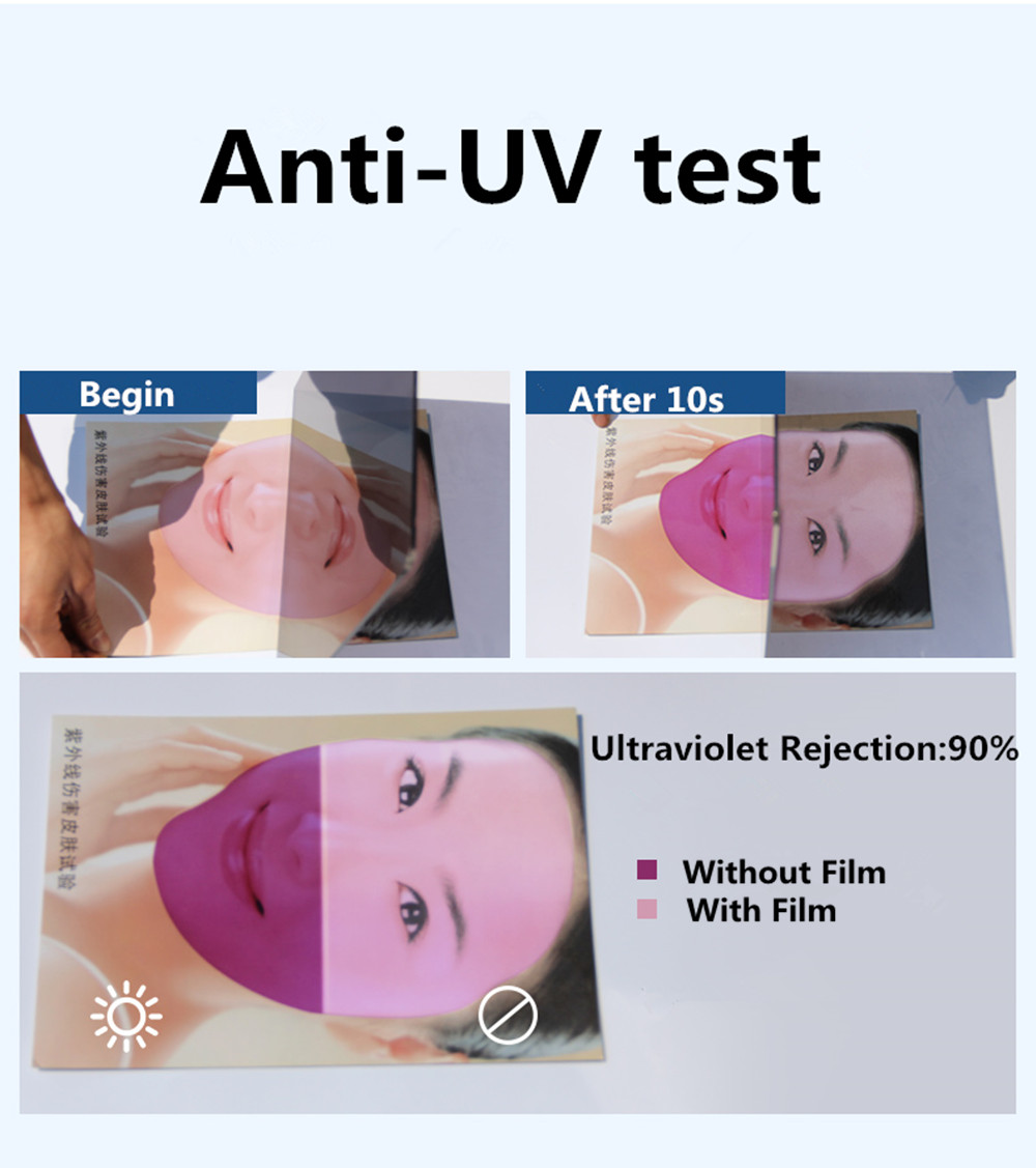 Silver One Way Vision Film Self Adhesive Solar Tint Film Reflective Mirrored Effect Window Tint Film Decorative Sticker 0.9x4m