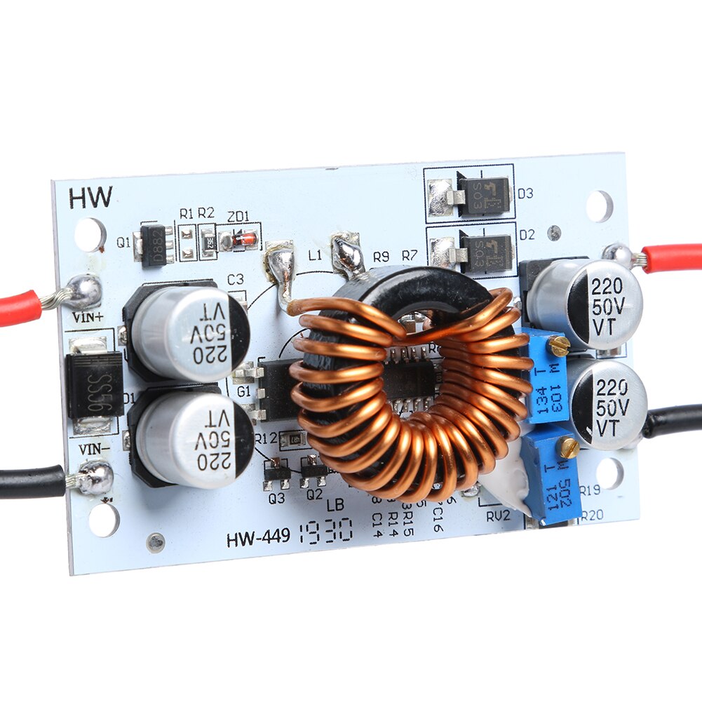 HW-449 500W 10A DC-DC Schritt hoch Schub Konverter Konstante Strom 8,5-48V zu 10-50V Auto Netzteil LED-treiber Ladegerät