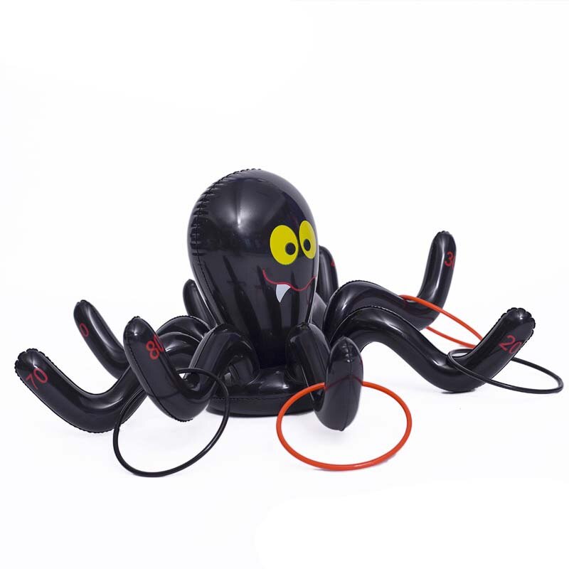 Max Fun Halloween Ring Toss Spel Opblaasbare Spinnen Voor Kids Halloween Party Gunsten Binnen Buiten Party Game