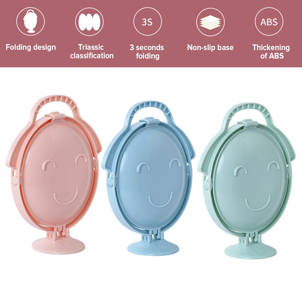 Folding Fruit Tray Dried Fruit Tray Home Living Room Snack Storage Tray Portable Fruit Tray Folding Fruit Plate