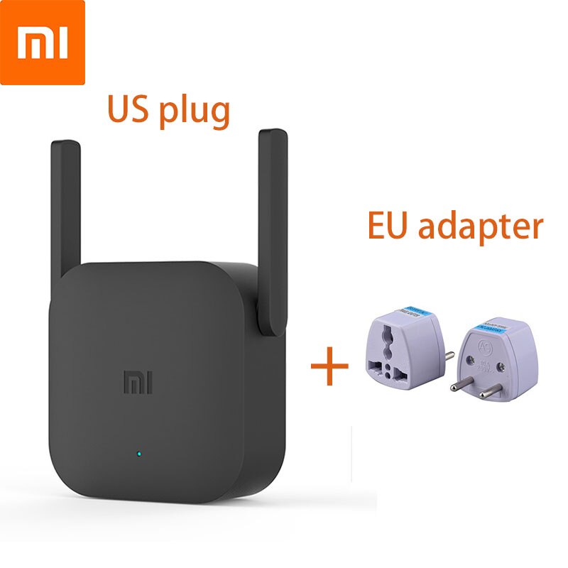 Xiaomi Mi Router Wi-Fi Range Extender 300Mbps WiFi Amplifier Pro Version Network Repeater Power Extender 2 Antenna Home Office: add EU adapter