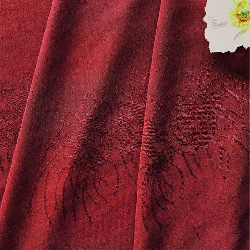 CF1056 Chinese Traditional Silky/Cotton Spiders Jacquard Fabric Chinese Wedding Clothing Red Spiders Fabrics DIY Sewing Material