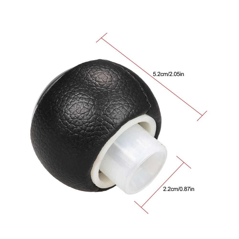 Bil växelspaksknopp huvud spak adapter manuell 6- -växlad växellåda för peugeot 307 308 3008 407 5008 807 citroen  c3 c4 c8