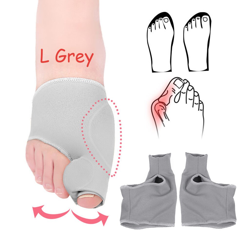 1 Paar Zachte Bunion Protector Toe Straightener Toe Separator Corrector Duim Voeten Zorg Richter Hallux Valgus