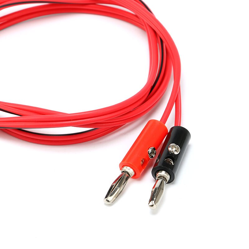 100 cm Multimeter Probe Electrical Clamp Alligator Testing Cord Lead Clip to Banana Plug Cable Leads Test Accessories