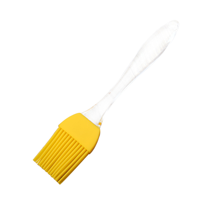 Pincel de silicona multicolor para repostería, pinceles para aceite, pinceles para barbacoa, limpieza para pasteles, pan, mantequilla, utensilios para hornear, herramientas de seguridad para la cocina 21*3cm
