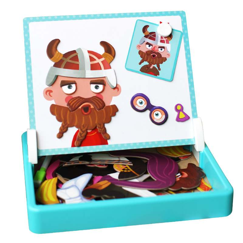 Baby Speelgoed Magnetische Puzzel 3D Puzzel Verkeer Oceaan Letter en Nummer Houten Puzzel Vroege Educatief speelgoed voor Kinderen