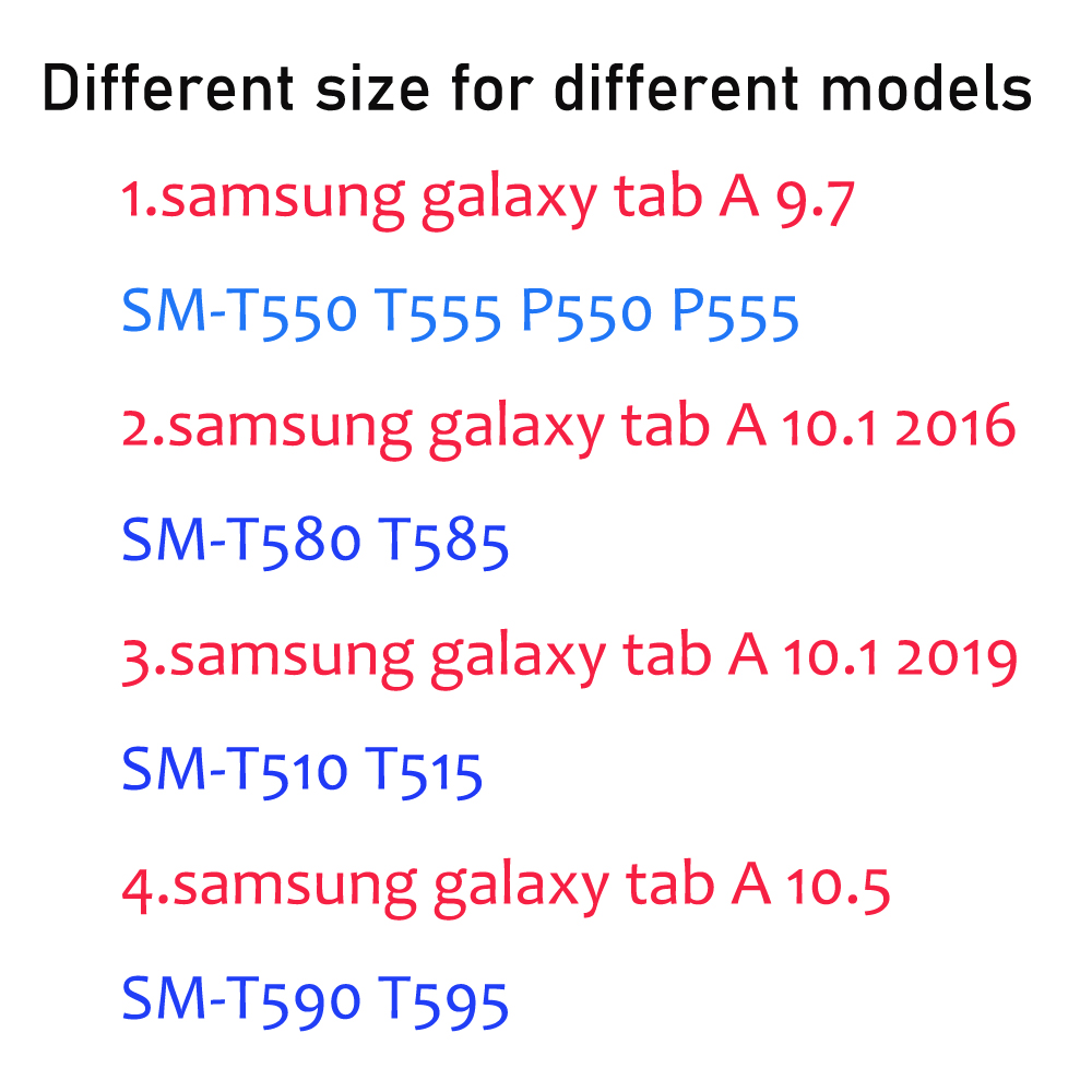 Protector de pantalla de vidrio templado para móvil, funda a prueba de arañazos para Samsung Galaxy Tab A 10.1 , T510, T515, SM-T510, SM-T515 10.5, SM-T580, t590a, 2 uds.