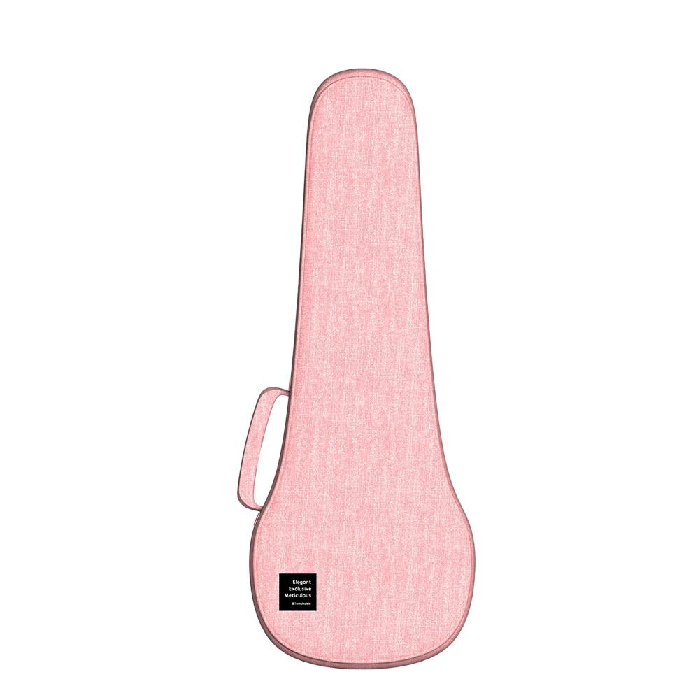 Zip up pink ukulele opbevaringspose bæretaske taske til 23 tommer  /21 tommer ukulele musikinstrument tilbehør: Default Title