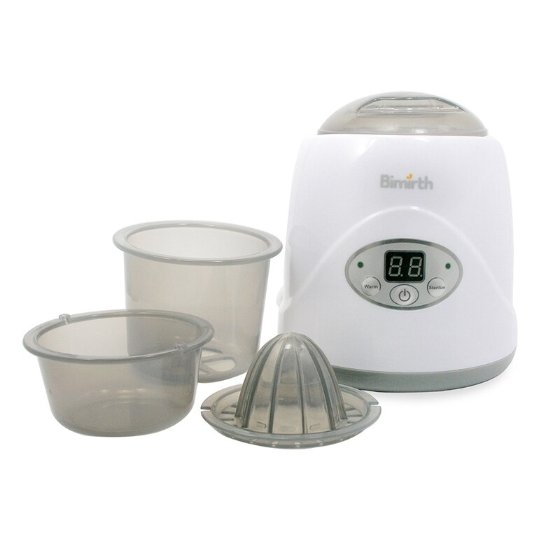 Bimirth Electric Portable Baby Bottle Warmer and Baby Food Heater with LED-Display and Accurate Temperature: US Plug