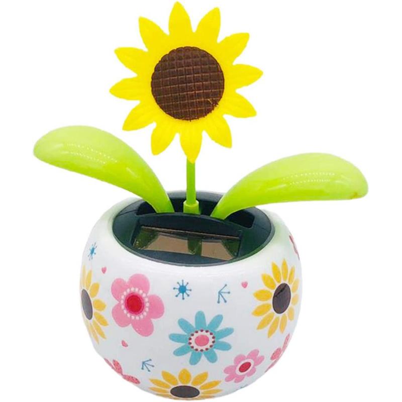 Solar Dansen Bloemen Automatische Swing Auto Sieraden Decoratie Accessoires Slaapkamer Bureau Woondecoratie Solar Dancing Decoratie