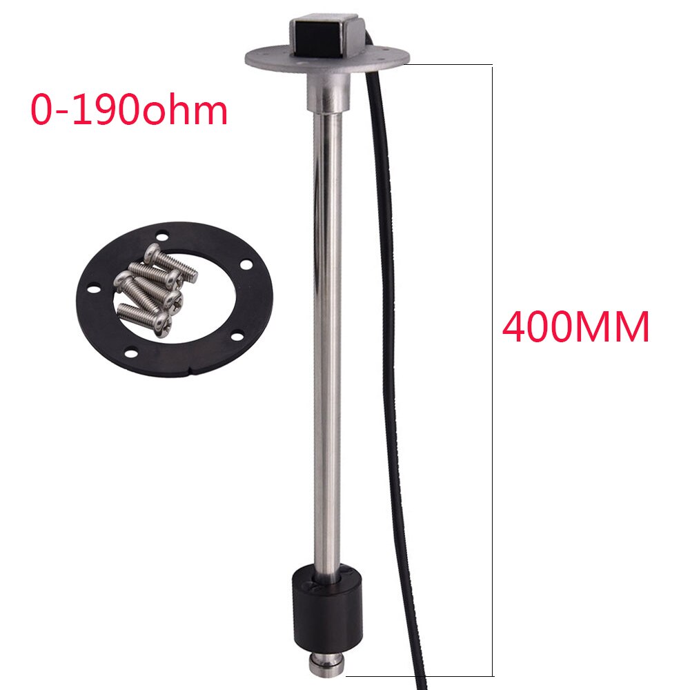 0-190Ohm Fuel Level Gauge Sensor 52MM Fuel Gauge Marine Boat Oil Liquid Tank Water Level Sensor 150mm 200mm 250mm 300mm 400mm: A5 400mm 0-190ohm
