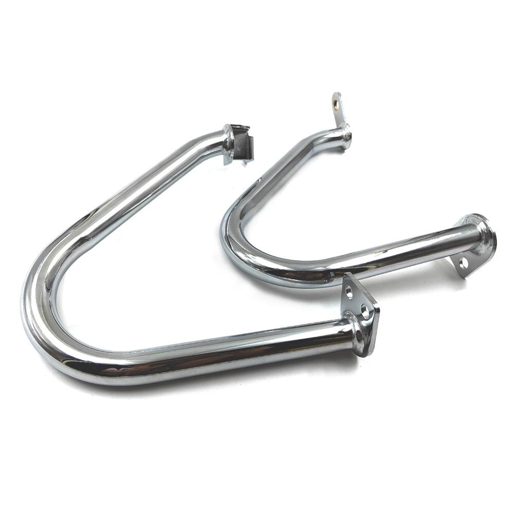 Black Motorcycle Steel Front Engine Guard Highway Crash Bar Protection for Triumph Bonneville T100