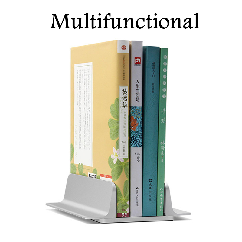 Adjustable Aluminum Vertical Laptop Stand for Macbook /imac Notebook Stand Erected Space-saving Desk Holder for iPad Pro 12.9