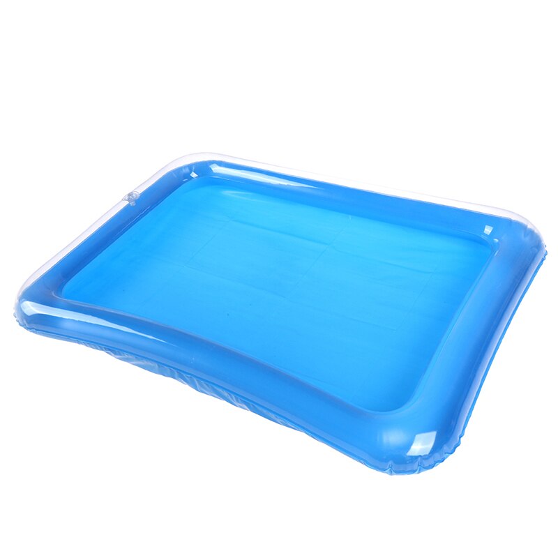 1Pcs Dynamische Zand Lade Indoor Magie Spelen Zand Kinderen Speelgoed Ruimte Opblaasbare Accessoires Plastic Mobiele Tafel 60*45cm