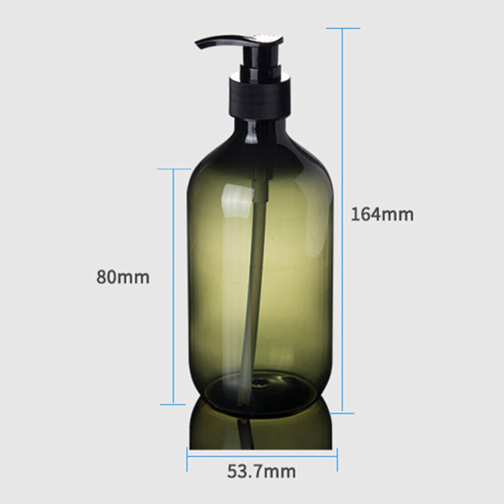 300/500ml badrum bärbara tvål dispensers lotion schampo dusch gel hållare tvål dispenser tom bad pump flaska