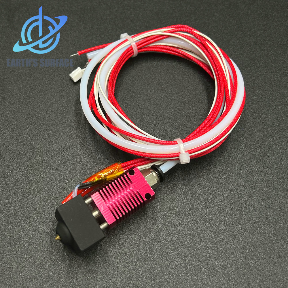 DB-MK8 extrusora Hotend kit J-Head End Kit 0,4mm/1,75mm para V5 Ender3/V2 CR10/CR10S/Pro 2 en 1 Hotend Kit pieza de impresora 3D: Blanco